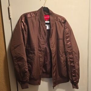 GUESS Brown Bomber Jacket